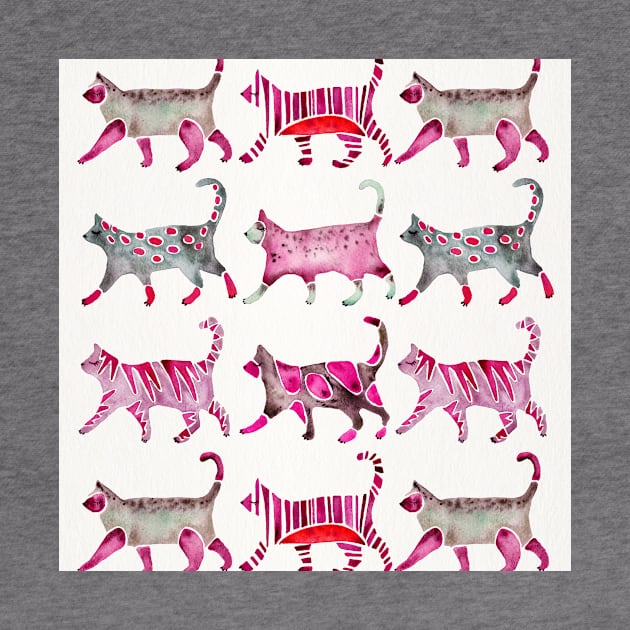 Magenta Cat Collection by CatCoq